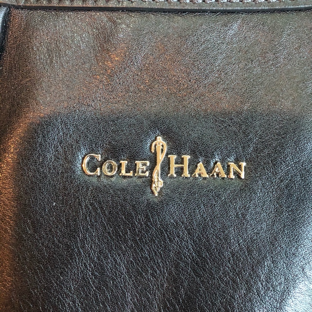 Cole Haan Black Leather Bag - Picture 5 of 12